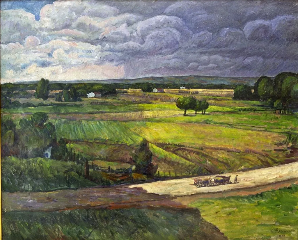 Peisaj, by Camil Ressu, unspecified, 1914