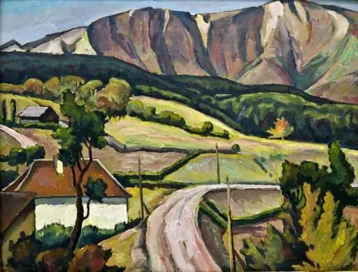 Peisaj din Câmpulung Muscel, by Camil Ressu