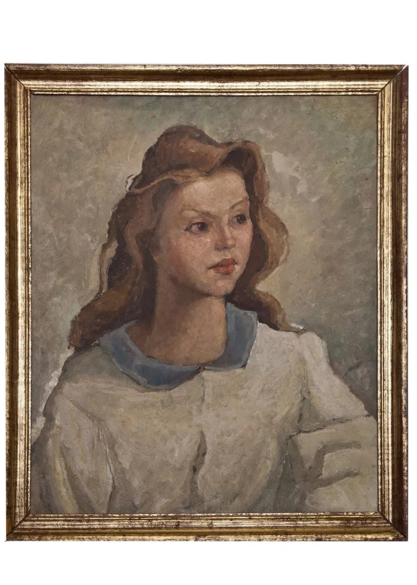 Portret (de) fată, by Camil Ressu, unspecified