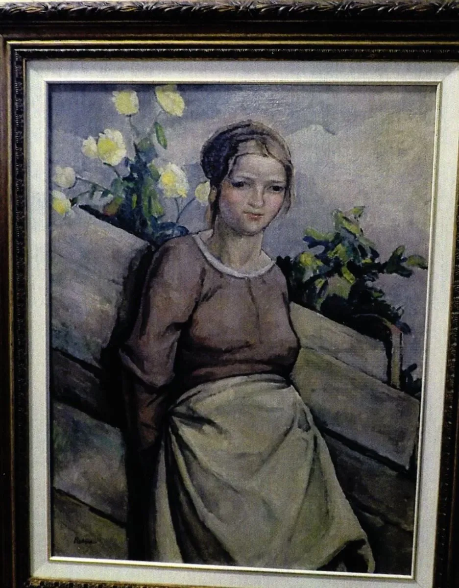 Portret de fată, by Camil Ressu, 1930