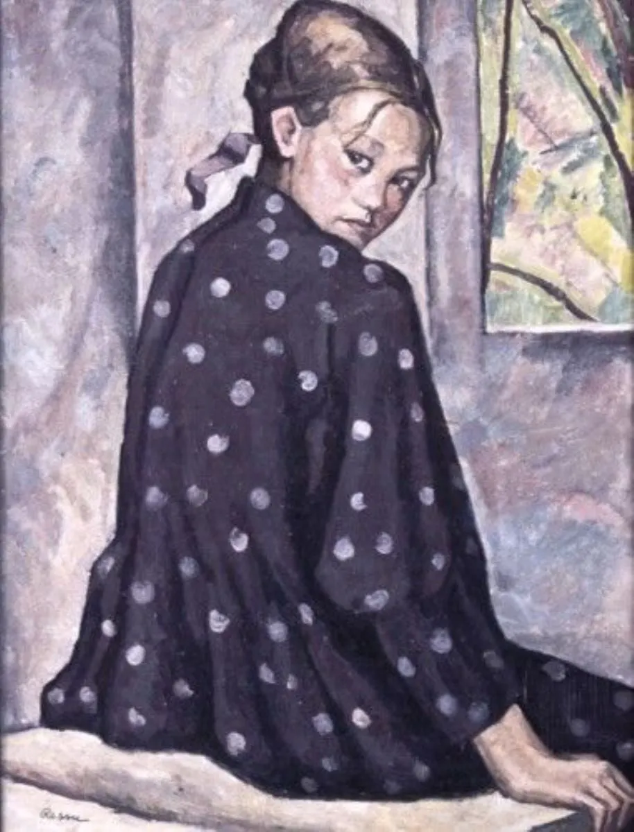 Portret de fetiță, by Camil Ressu, unspecified, 1930