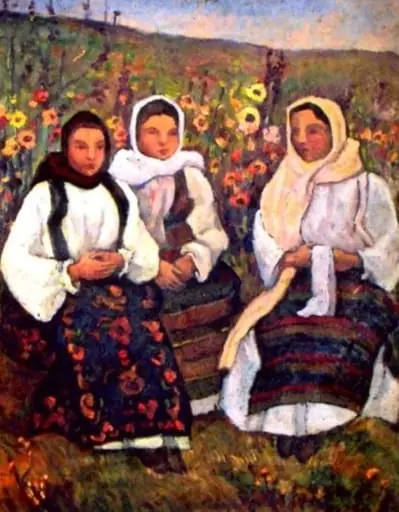 Țărănci argeșene, by Camil Ressu