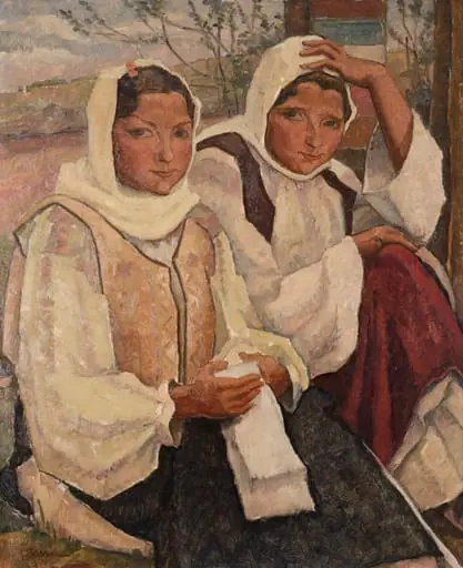 Țărănci din Vlaici, by Camil Ressu