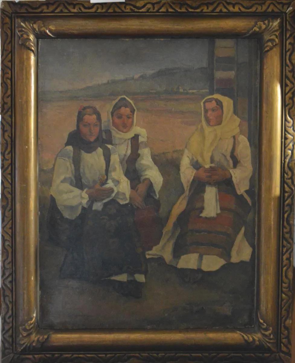 Țărănci din Vlaici (Olt), by Camil Ressu, 1930