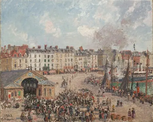 Fishmarket, by Camille Pissarro