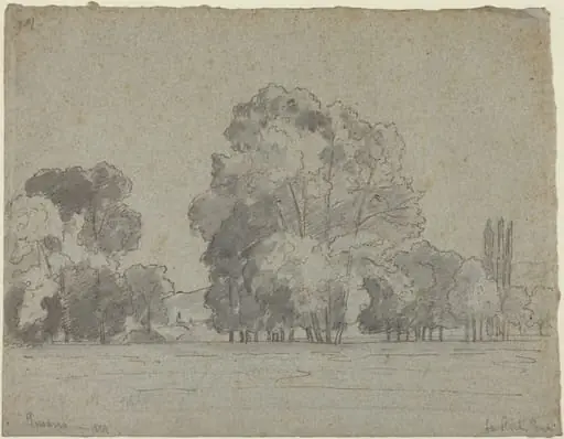 Grove of Trees, by Camille Pissarro