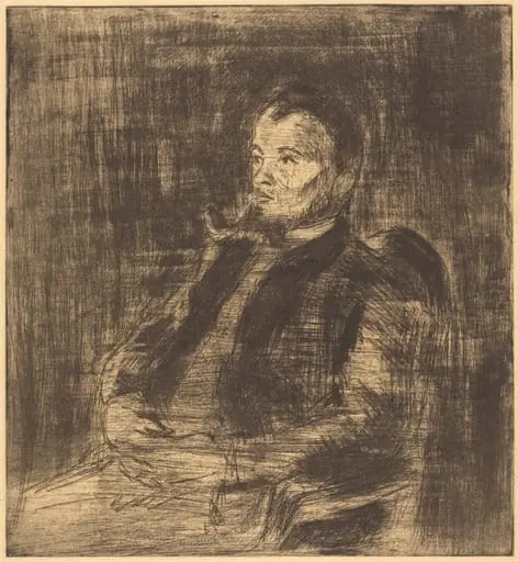 Paul Signac (Portrait de Paul Signac), by Camille Pissarro