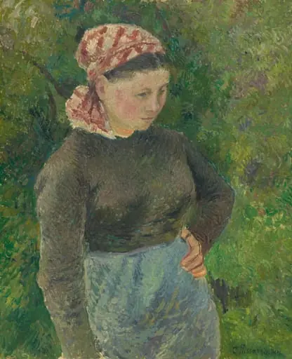 Peasant Woman, by Camille Pissarro