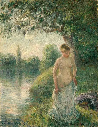 The Bather, by Camille Pissarro