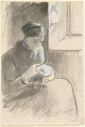 The Mender, by Camille Pissarro