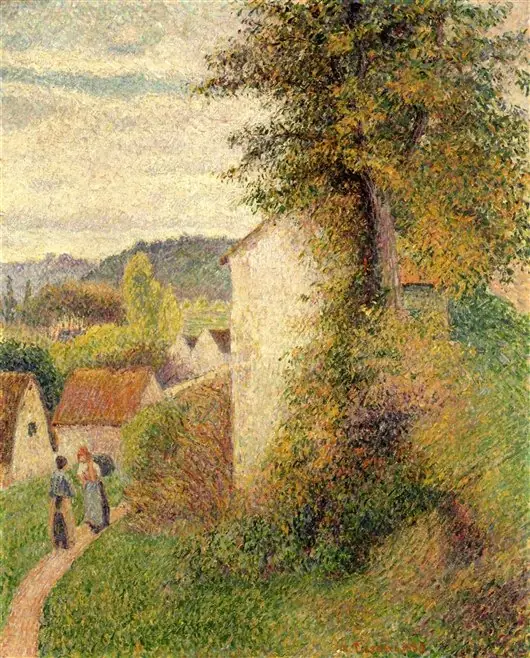 The path, by Camille Pissarro, 1895