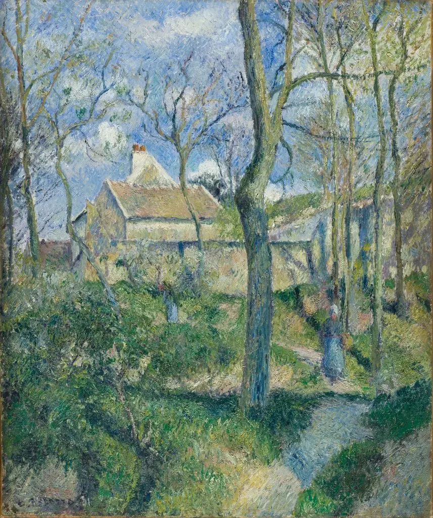 The Path to Les Pouilleux, Pontoise, by Camille Pissarro