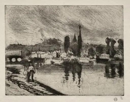 View of Rouen, by Camille Pissarro