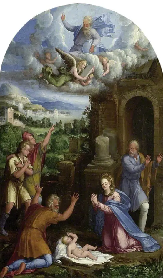 The Adoration of the Shepherds, by Camillo Filippi