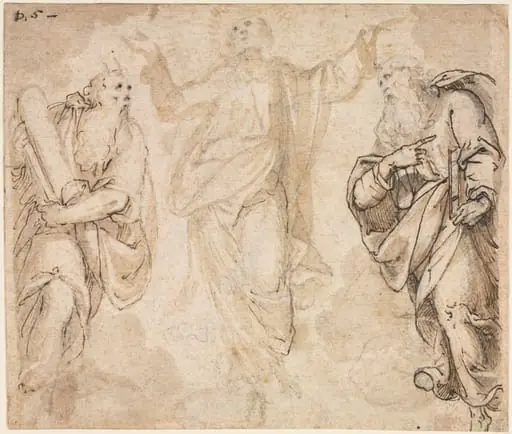 The Transfiguration (recto), by Camillo Procaccini