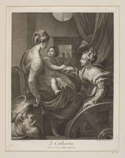 Marriage of St. Catherine, by Camillo Tinti