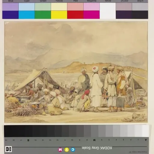 Camp bazaar near Kaie, Miranzai