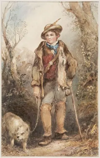Boy with Rabbits, by Campion