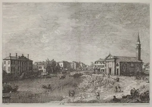 Al Dolo, by Canaletto