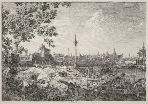 Imaginary View of Padua, by Canaletto