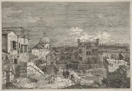 Imaginary View of Venice, by Canaletto