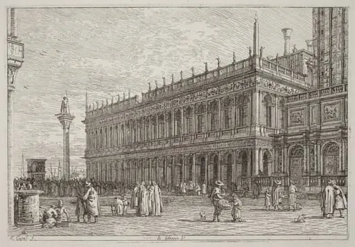 La libreria. V. [upper left], by Canaletto