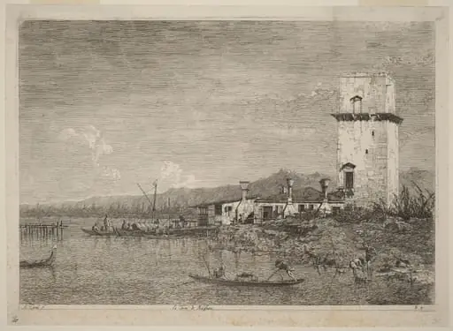 La Torre di Malghera, by Canaletto