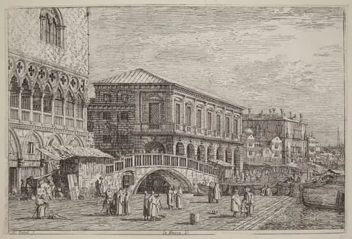Le Preson. V., by Canaletto