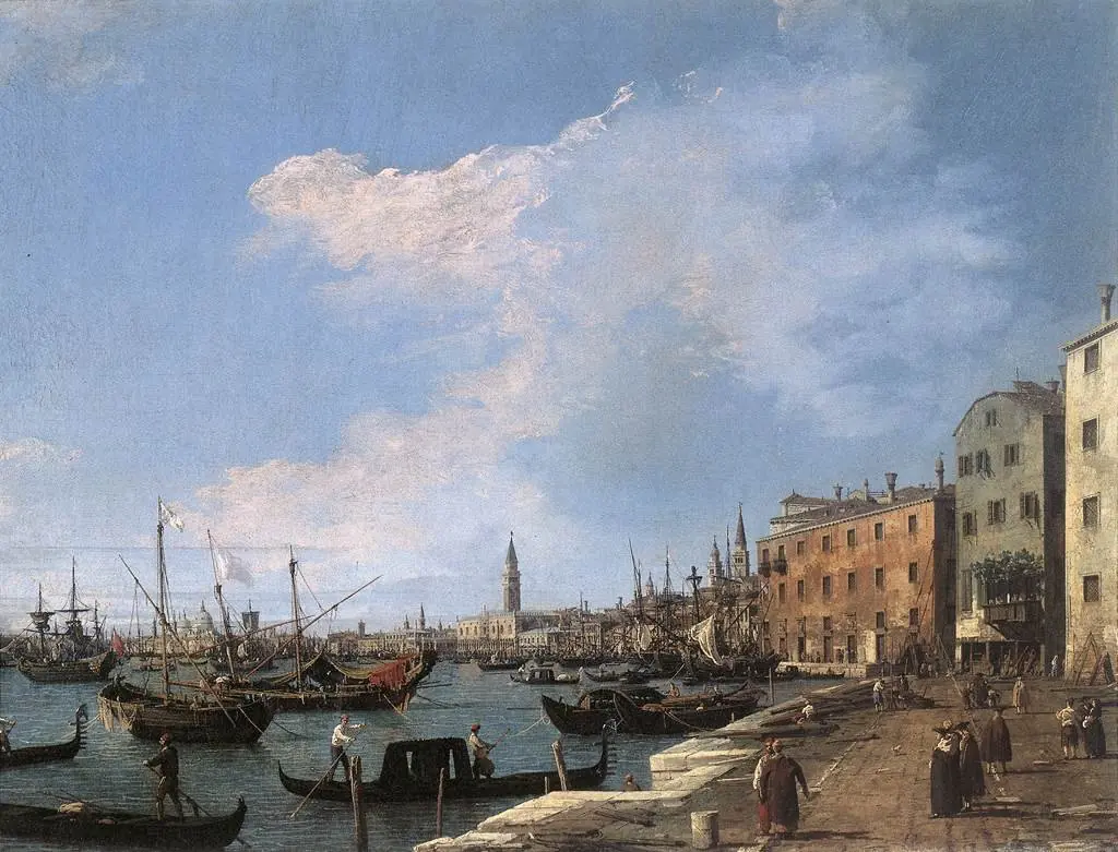 Riva degli Schiavoni, by Canaletto