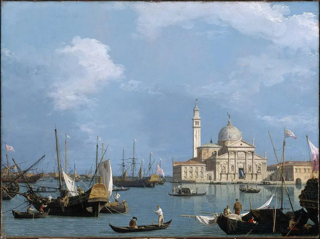 San Giorgio Maggiore: from the Bacino di S. Marco, by Canaletto