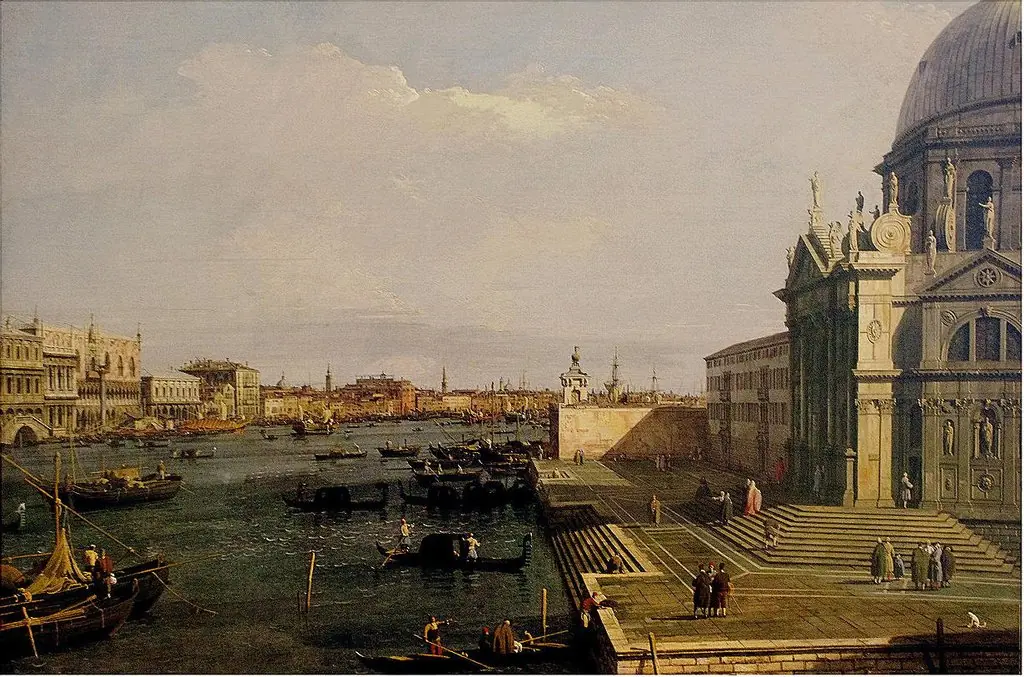 Santa Maria della Salute and Riva degli Schiavoni, Venice
