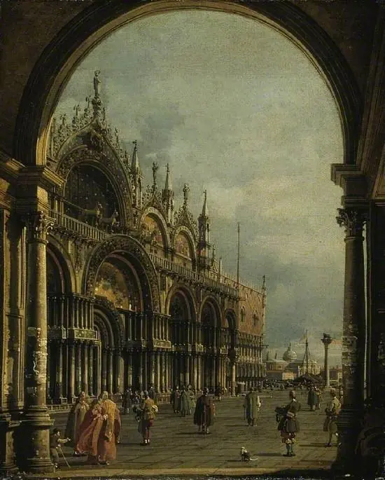 St Mark's, Venice, by Canaletto