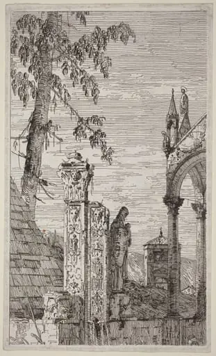 The Bishop's Tomb, by Canaletto