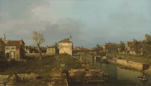 The Porta Portello, Padua, by Canaletto