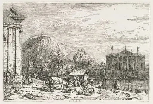 Views: A City Beyond a River, by Canaletto