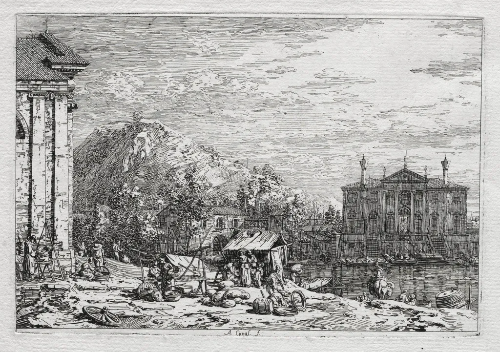 Views of Venice and Environs: A City Beyond a River, by Canaletto, 1704