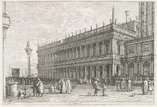 Views: The Library, Venice, by Canaletto