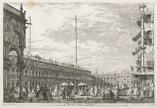 Views: The Procurator's Palace and the Church of St. Géminien, Venice, by Canaletto