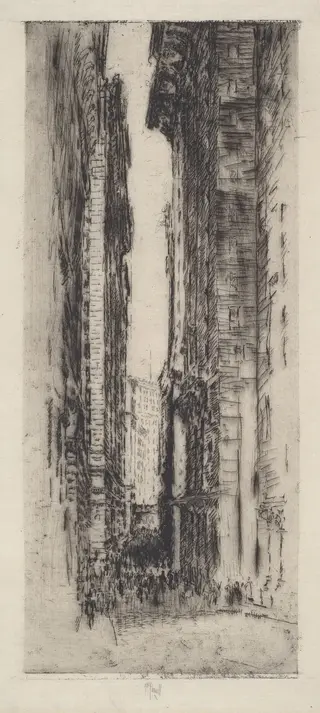 Canyon, No. III, by Joseph Pennell