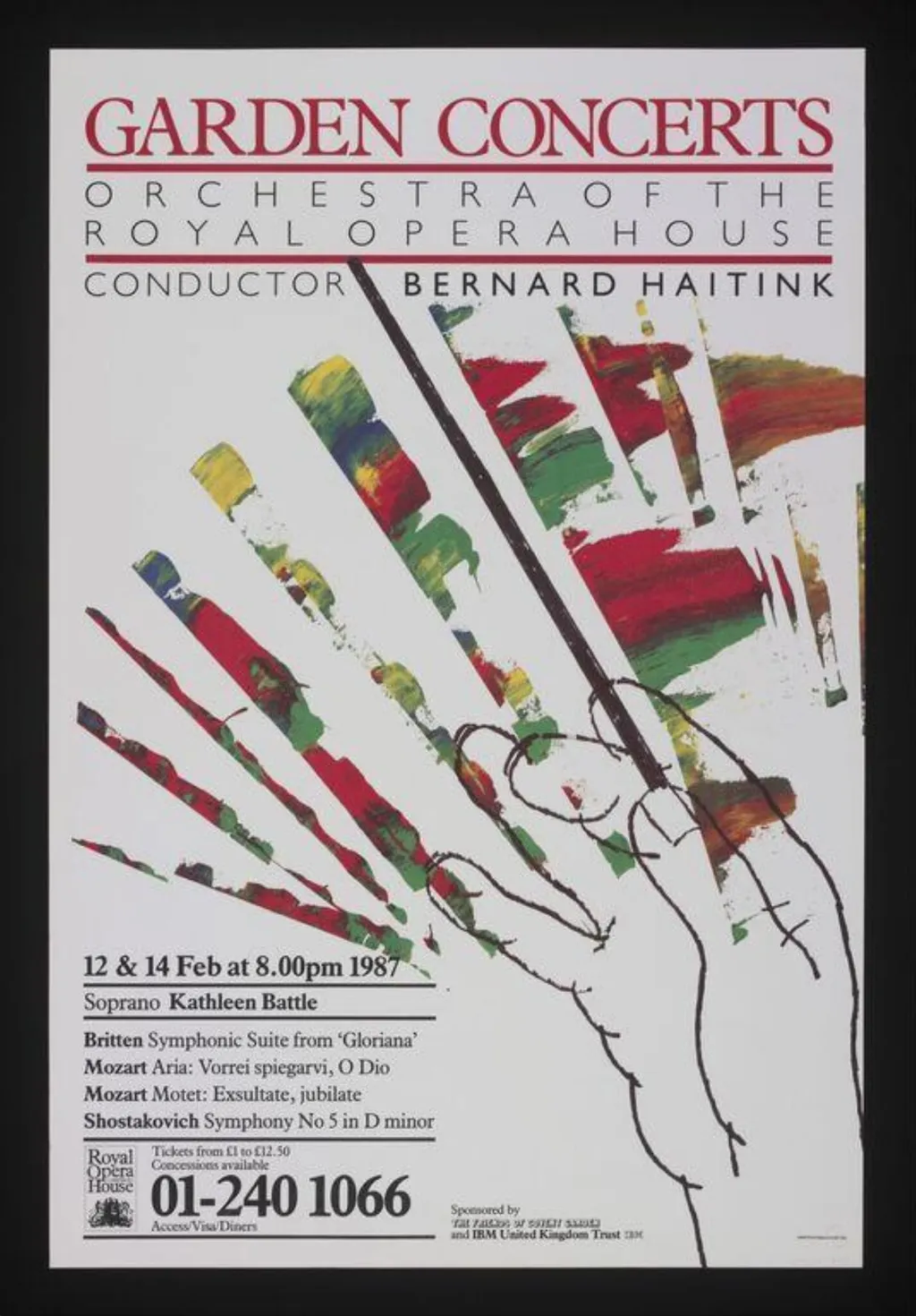 Covent garden poster, by Capital Print and Display Ltd., 1987