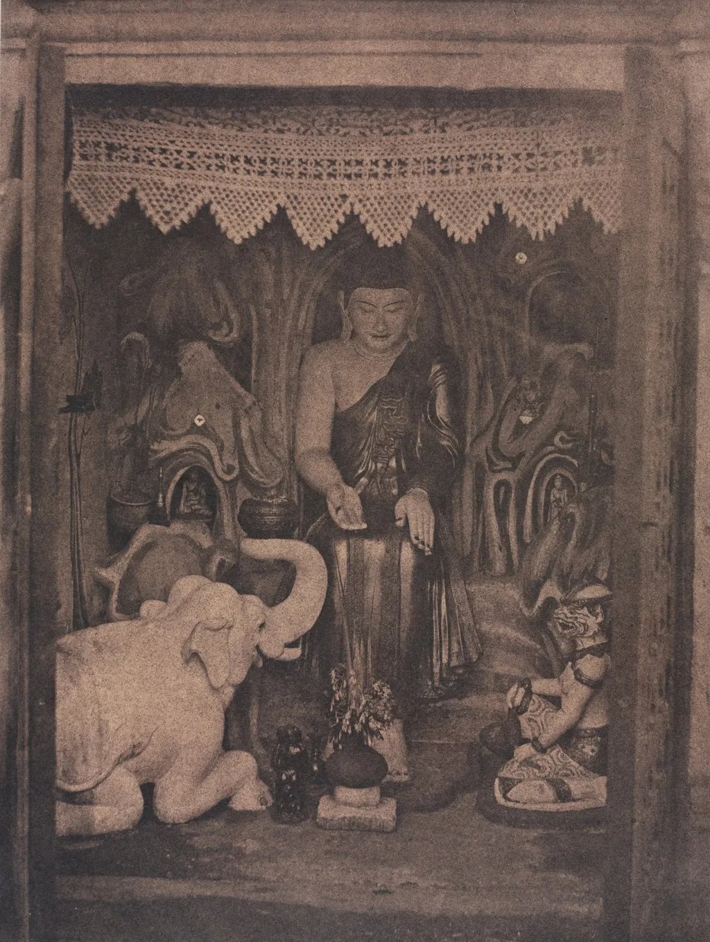 Amerapoora. Gautama's Shrine, by Captain Linnaeus Tripe, 1855