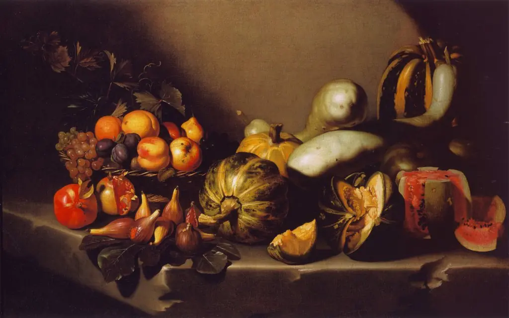 Still Life with Fruit, by Caravaggio