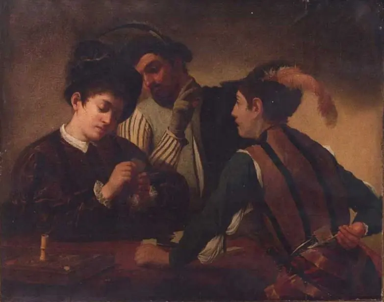 The Cardsharps, by Caravaggio