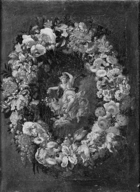Garland with Flora, by Carel de Vogelaer