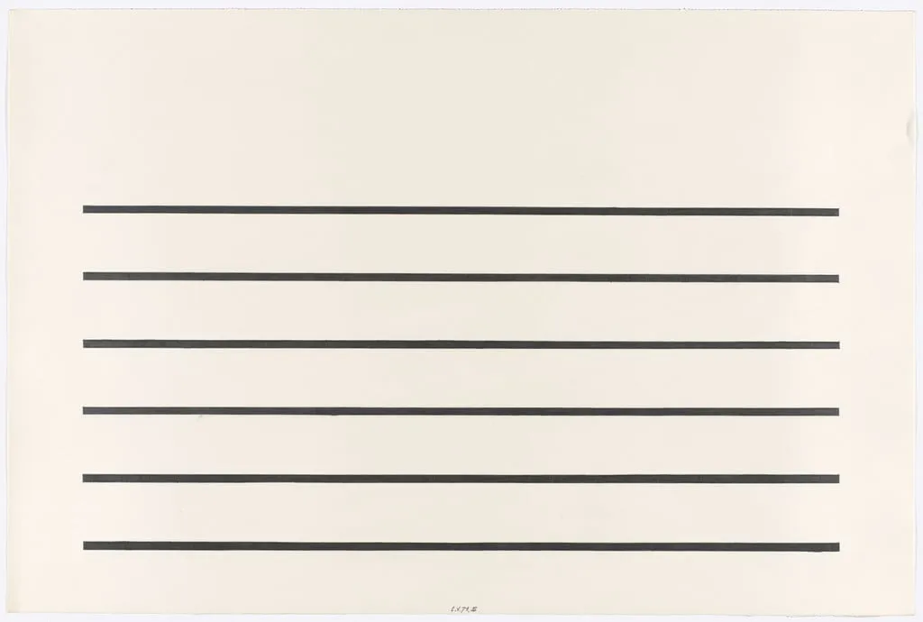 Untitled, by Carel Visser, graphite, 1974