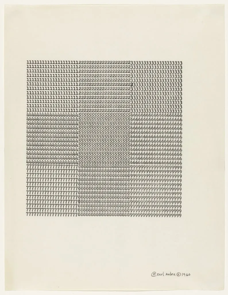 Untitled, by Carl Andre, 1960