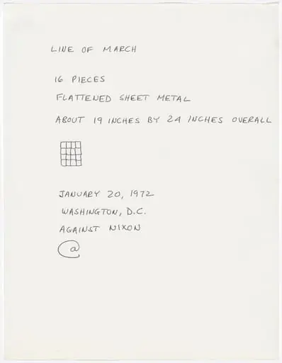 Untitled, by Carl Andre