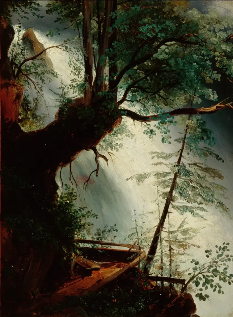 The Waterfall, by Carl Blechen