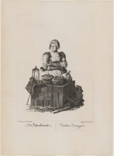 Schneckenweib (Snail Seller), by Carl Conti