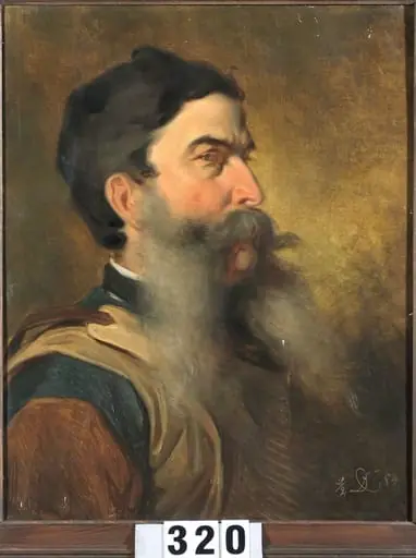 Cap de bărbat - studiu, by Carl Dörschlag